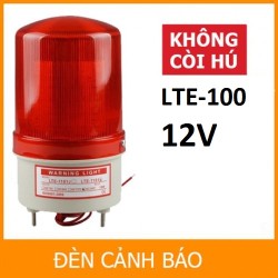 Đèn quay cảnh báo LED LTE-100 12V/24V/220V Đỏ