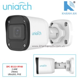 Camera UNIARCH IPC-B122-PF40 2.0MP (4mm) Ultra265, POE