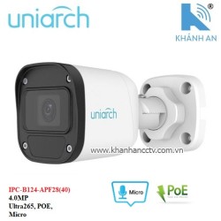 Camera UNIARCH IPC-B124-APF28(40) IP Thân mini 4.0Mp