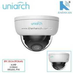 Camera UNIARCH IPC-D124-PF28(40) IP Dome 4.0Mp