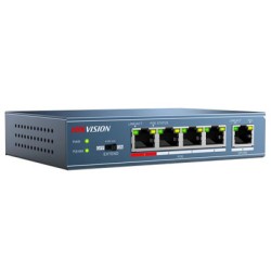 Switch mạng 4 cổng PoE DS-3E0105P-E/M(B), 1 uplink 10/100M