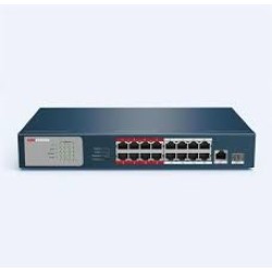 Switch mạng 16 cổng PoE DS-3E0318P-E/M(B), 2 uplink 10/100/1000M