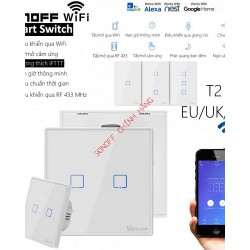 Công tắc WiFi RF cảm ứng T2 3 cổng SONOFF T2EU3C (vuông)