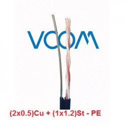 Dây thuê bao Dropwire VCOM 2 đôi, 2x(2x0.5)Cu - PVC