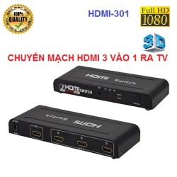 Bộ chuyển mạch gộp HDMI 3 vào 1 ra HDMI-301