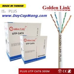 Cáp mạng Golden Link F-TP Cat 6 đồng nguyên chất chống nhiễu 305M