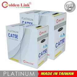Cáp mạng Golden Link SFTP Cat 5e Platinum (xanh dương) 100M