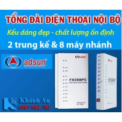 Tổng đài điện thoại ADSUN FX 208PC