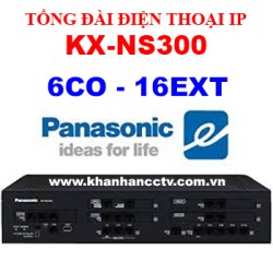 Tổng đài điện thoại IP Panasonic KX-NS300 (6 trung kế 16 máy nhánh)