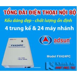 Tổng đài điện thoại ADSUN FX 424PC