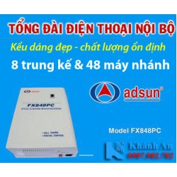 Tổng đài điện thoại ADSUN FX 848PC